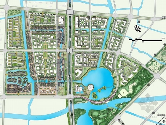 城市空间系统资料下载-[浙江]上善若水古典城市核心区滨水空间景观规划设计方案