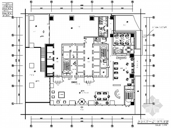 市场装饰CAD资料下载-[南通]首家5A级国际贸易中心高档办公楼装修施工图（含方案）