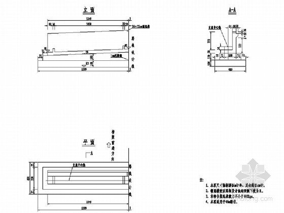简支桥桥台一般构造资料下载-40m跨径桥台一般构造图(5张)