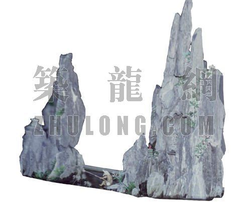 假山石模型资料下载-假山石039