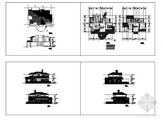 某二层钢结构别墅建筑方案图-4