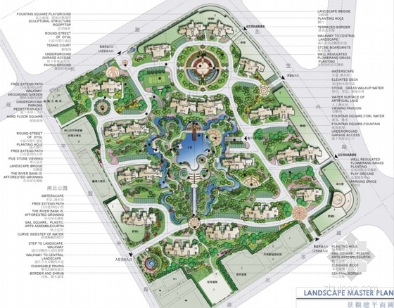 高级景观住宅小区资料下载-[上海]高级住宅区景观规划设计方案文本