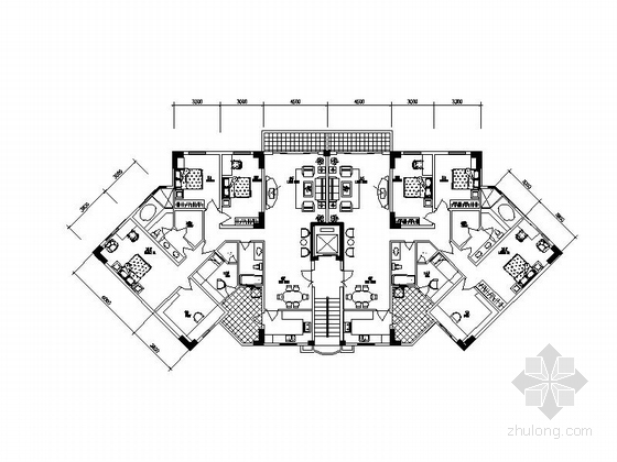 多层与小高层单体建筑多户型合集图-多层与小高层单体建筑多户型图