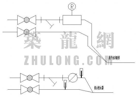 cad室外图库大全资料下载-分户计量图库大全（10）－入户装置示意图