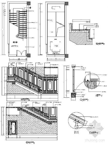 楼梯间面砖技术交底资料下载-浴城楼梯间详图