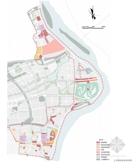 [湖南]城市规划及单体设计方案文本（国外知名建筑事务所）-城市规划分析图