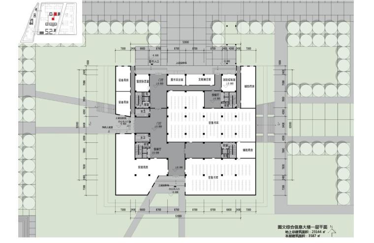 [上海]现代风格空间雕塑感高等院校建筑设计方案文本-9ping