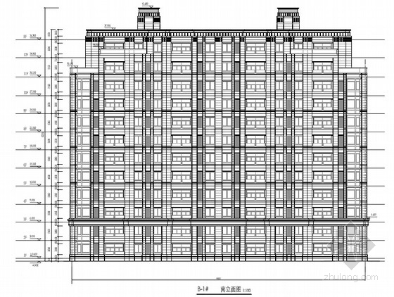 车库建筑设计规范pdf资料下载-[长春]现代风格知名地产高层住宅区建筑设计施工图纸（298页PDF）