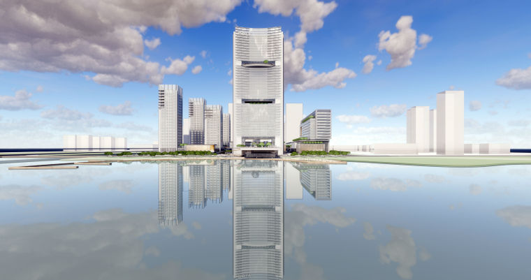 [浙江]知名地产台州椒江商业综合体项目建筑模型设计（方案二）-F 9