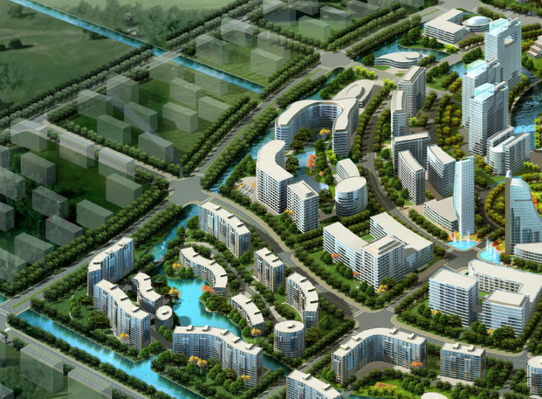 产业孵化园规划设计方案资料下载-[江苏]海安东部产业新城概念规划设计方案文本