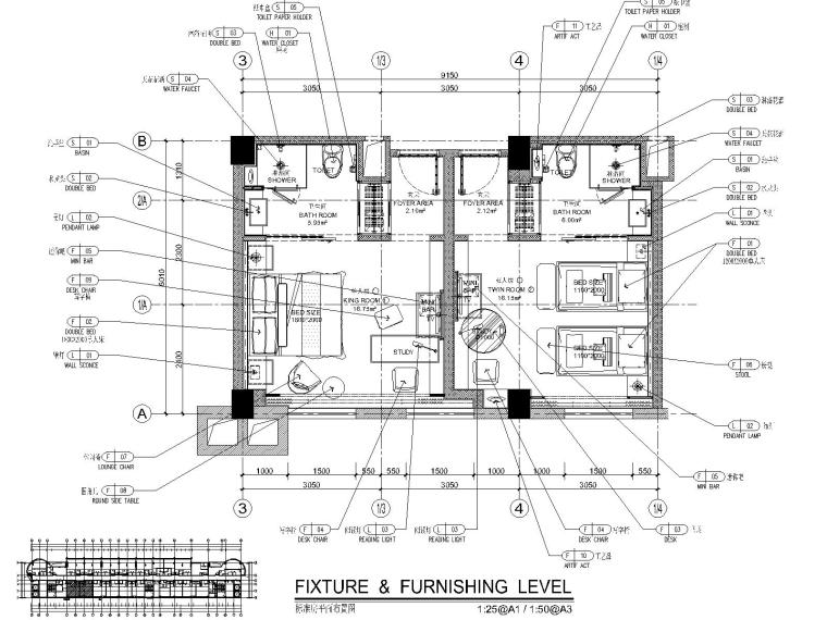 福州装修方案资料下载-[福建]CCD--福州温泉公园酒店设计方案+CAD施工图