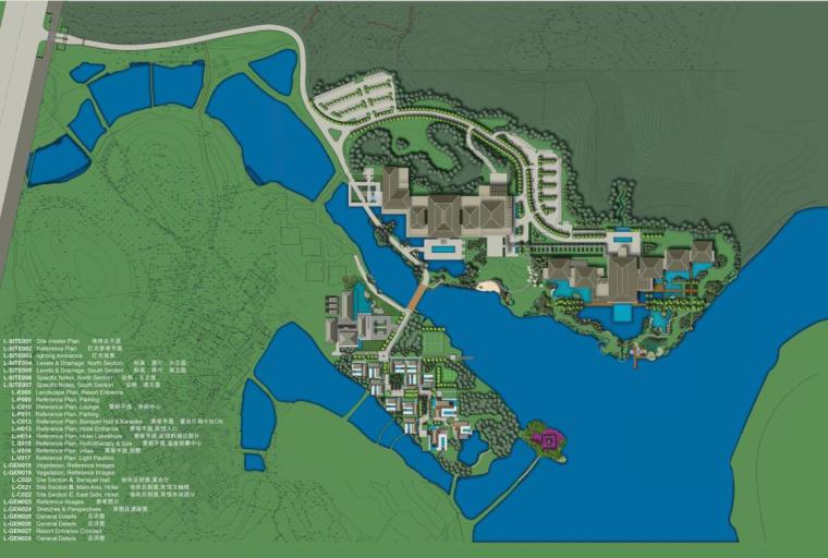 某现代风格居住区规划设计资料下载-[上海]某五星级酒店景观初步规划设计文本（包含PDF+40页）