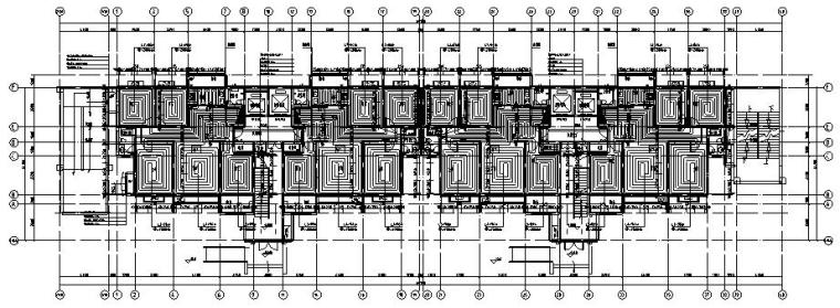 河南高层办公楼[建筑、结构、水、暖、电]-首层采暖平面图