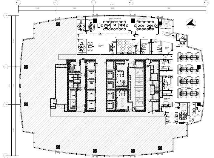 上海咨询公司机电装修施工图-强弱电点位图