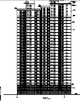 高层塔式住宅设计施工图资料下载-高层塔式商场住宅建筑施工图