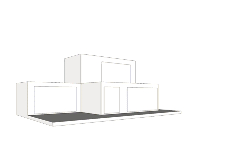 苏州博物馆建筑效果图资料下载-超简单PS建筑效果图，林中小屋快来get！