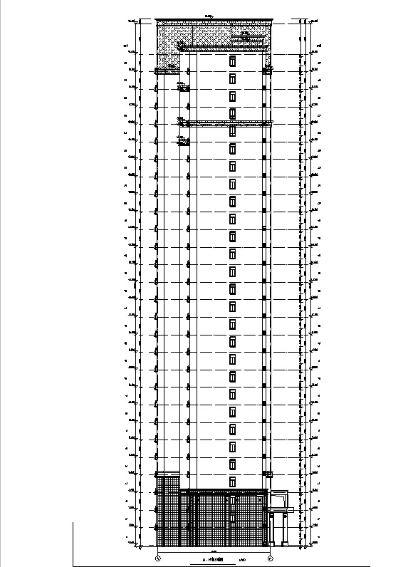 [安徽]多栋塔式高层住宅及邻里中心建筑施工图（全套图纸）-多栋塔式高层住宅及邻里中心建筑