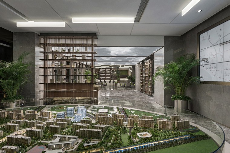 杭州地铁绿城杨柳郡售楼处-杭州宣驰装饰设计有限公司-商业展示空间设计案例-筑龙室内设计论坛