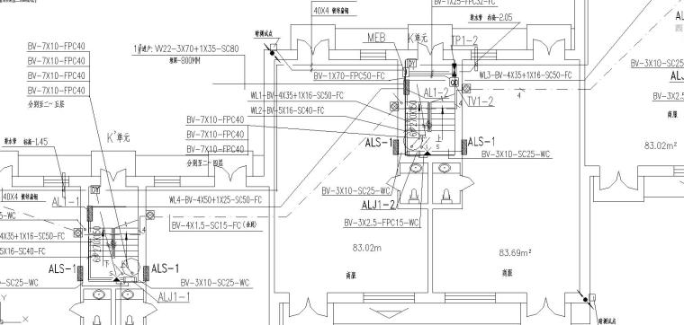 坡顶多层住宅施工图资料下载-某多层住宅电气施工图(含弱电)