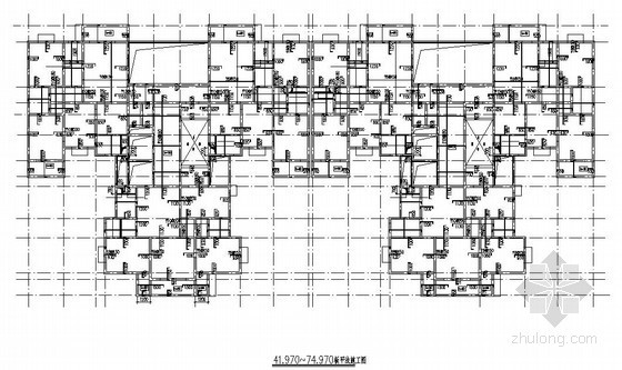 条形基础筏板基础资料下载-剪力墙结构住宅楼结构施工图（26层 筏板基础）