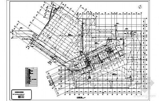 地下车库平面CAD资料下载-某大型地下车库消防平面图