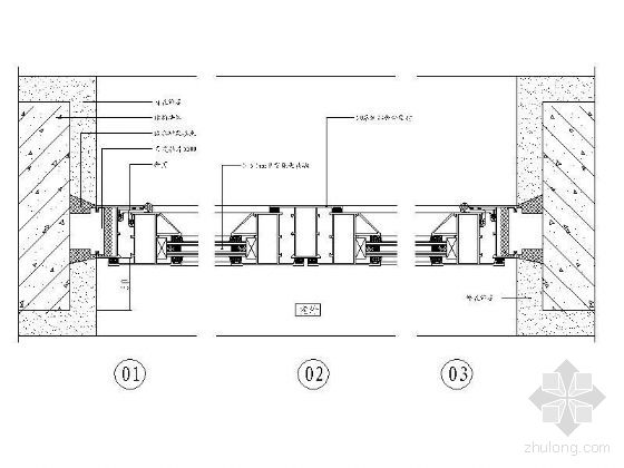 某生活區鋁合金門窗工程詳圖-室內節點詳圖-築龍室內設計論壇