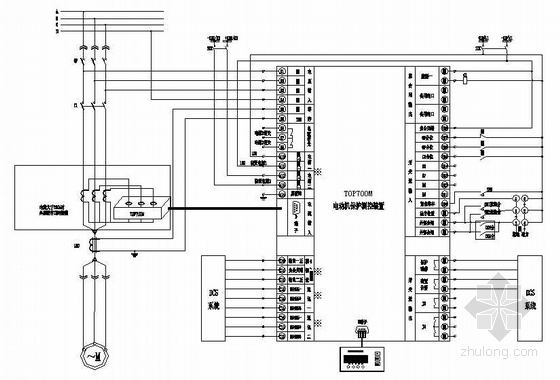 电动装置资料下载-低压电动机综合保护装置电气图纸