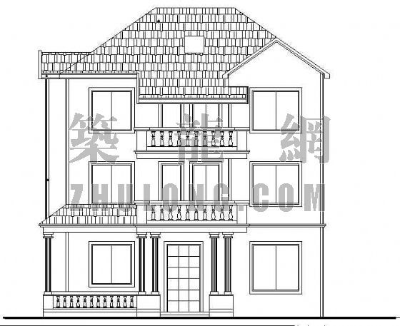 三层别墅内部设计图纸资料下载-三层的别墅方案