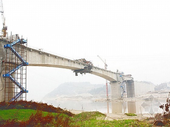 连续梁边跨直线段施工方案资料下载-动车出入段特大桥连续梁中跨合拢段施工方案