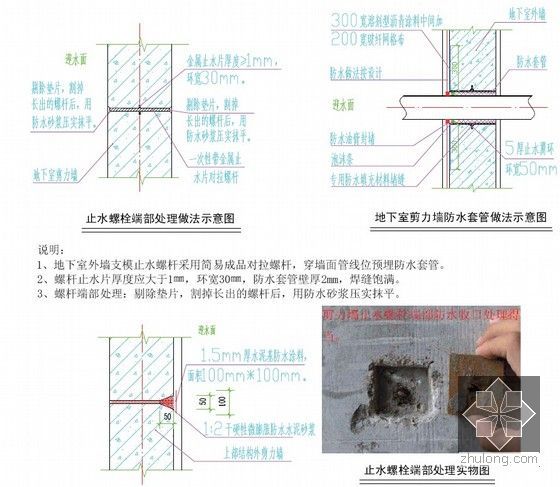 建筑工程防渗漏防开裂及尺寸偏差控制措施手册（大量图片 节点图）-地下室结构