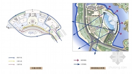 [江苏]现代风格住宅区规划及单体方案文本-住宅区分析图