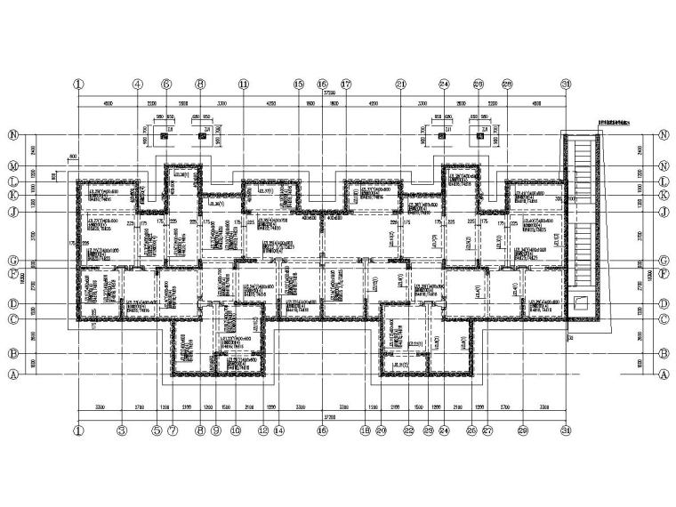 高层住宅楼施工网络图资料下载-[安徽]地上11层剪力墙结构高层住宅楼结构施工图