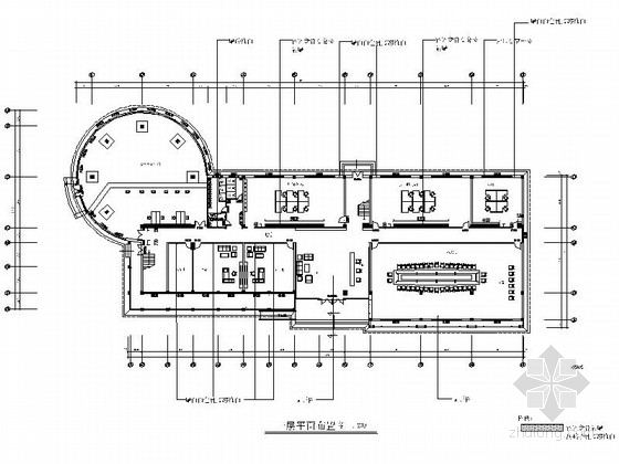 工业园办公楼图纸资料下载-[鄂尔多斯]新技术工业园区现代办公楼装修施工图（含效果）