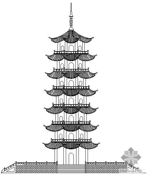 江苏某宝塔施工详图