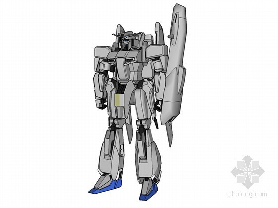 机器人模型下载资料下载-战斗机器人SketchUp模型下载