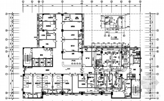 医院净化施工合同资料下载-广西某医院净化空调图