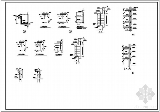 凸窗空调板资料下载-某飘窗、空调板结构节点构造详图