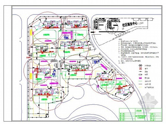 银行消防工程施工平面布置图资料下载-贵阳某工程施工平面布置图