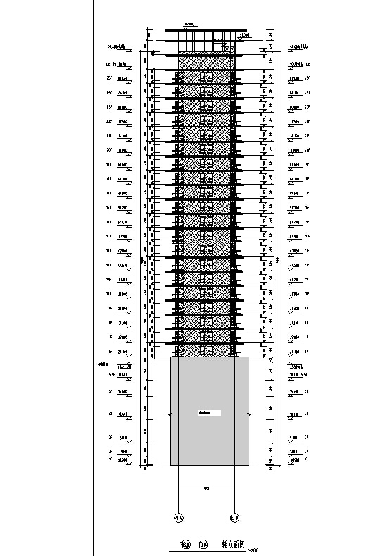 [江苏]知名设计院高层住宅及商业建筑设计施工图（含水暖电）-知名设计院高层住宅及商业建筑设计施工图