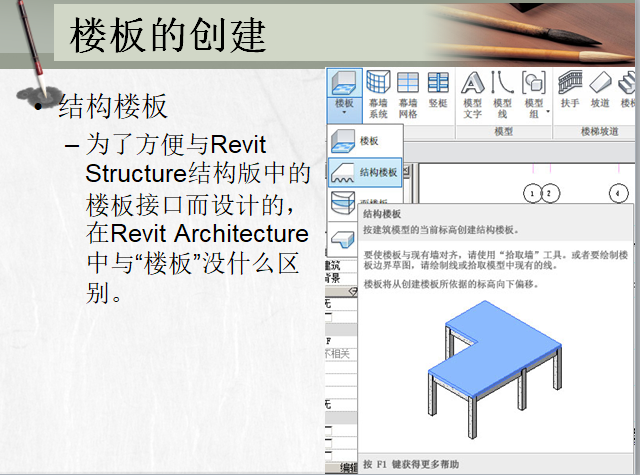 Revit结构模型创建资料下载-厦大revit系列教程——楼板的创建