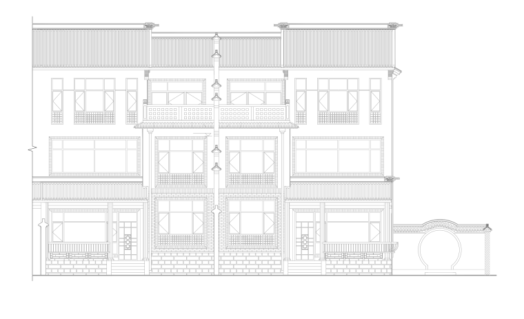 居住建筑户型图分区案例解析资料下载-某高档别墅设计图