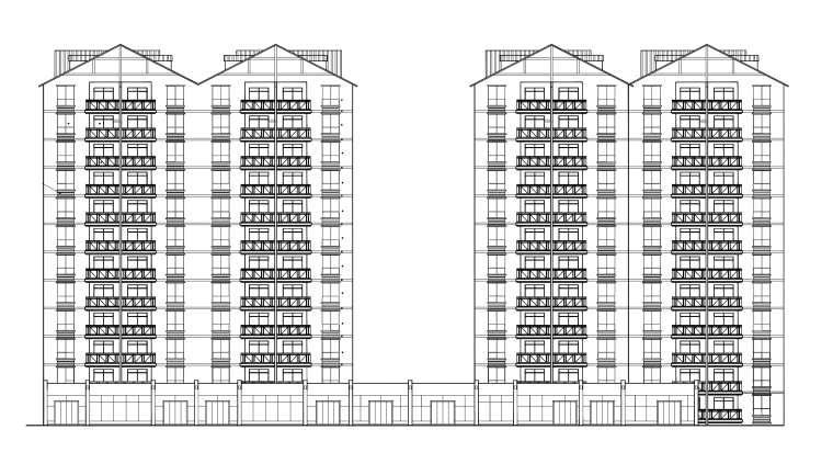 高层住宅建筑全套CAD图资料下载-高层住宅楼全套施工图
