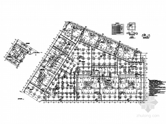 自行车坡道地下室资料下载-[成都]地下一层保障性住房地下室结构施工图