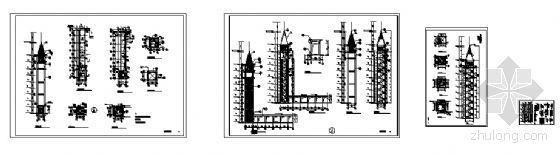 欧式园林观景塔建筑方案图-4