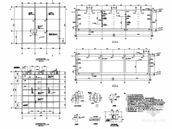 收集施工图资料下载-浓水收集池结构施工图