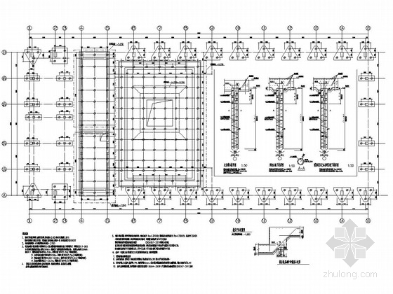 建筑水池施工图资料下载-中船重工水池厂房办公楼结构施工图