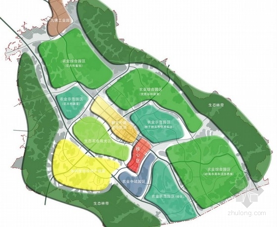 [广州]旅游观光农业示范区景观规划设计方案-景观分析图 