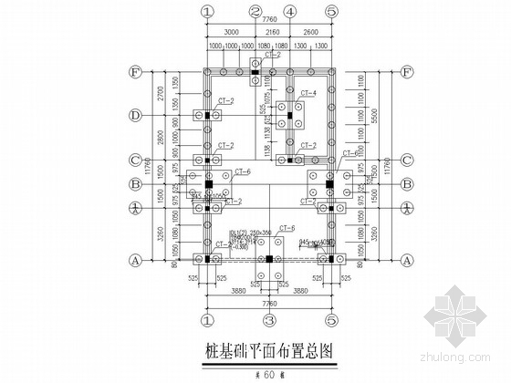 五层建筑施工结构图资料下载-[长沙]五层底框结构商住楼结构图