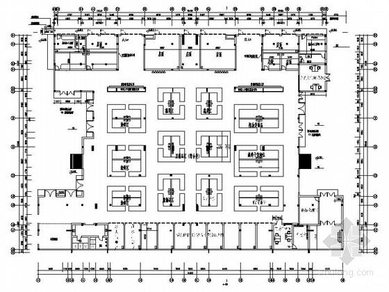 农贸市场全套施工图资料下载-[浙江]现代农贸市场室内装修施工图