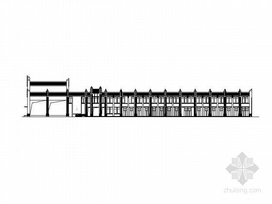 农贸菜市场设计施工图资料下载-简欧风格两层菜市场及超市建筑施工图